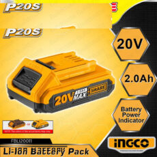 باطری شارژی 20 ولت 2  آمپر اینکو مدل  FB-LI-20011