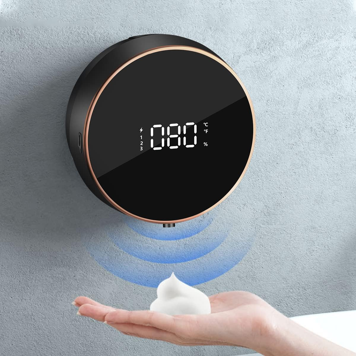 پمپ مایع دستشویی اتوماتیک مدل فوم ساز شارژی