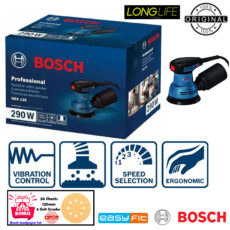 دستگاه سنبادهزن بوش مدل GEX 125 + 30 Extra