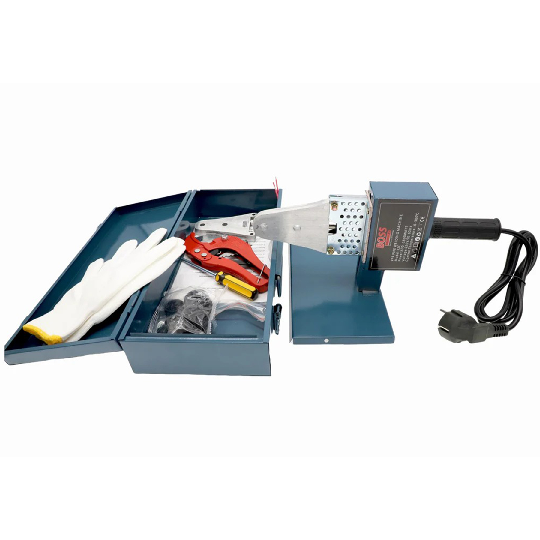 دستگاه اتو لوله باس مدل BS-20-32-HEATING PLATE مجموعه 8 عددی