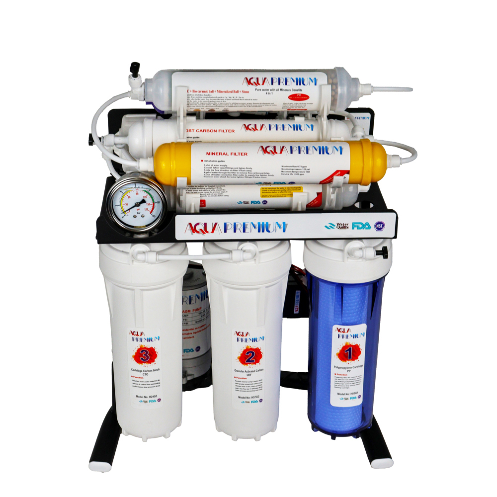 دستگاه تصفیه کننده آب آکواپرمیوم مدل A9POAB12-BK-TP