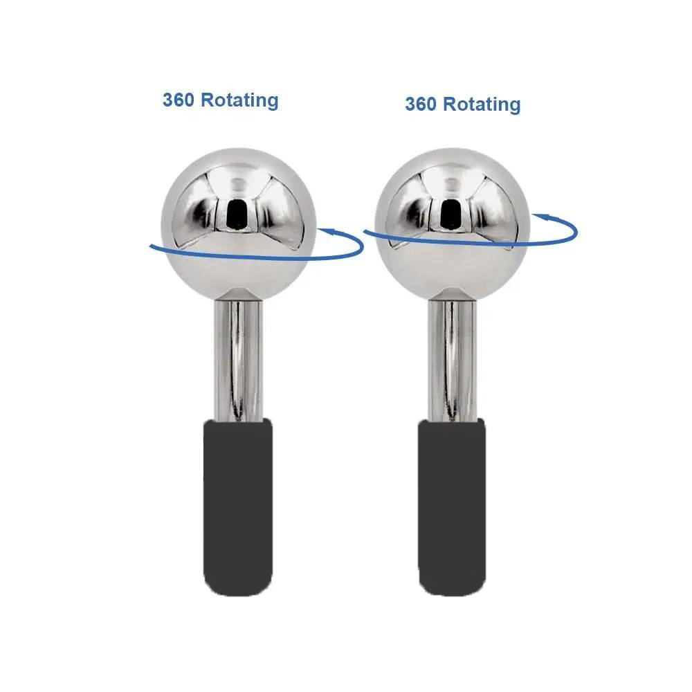 ماساژور دستی یوکی بیوتی مدل گوی یخی استیل بسته ۲ عددی