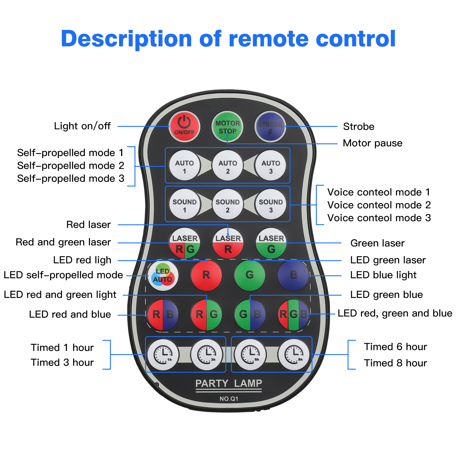 رقص نور پارتی لایت مدل DEER