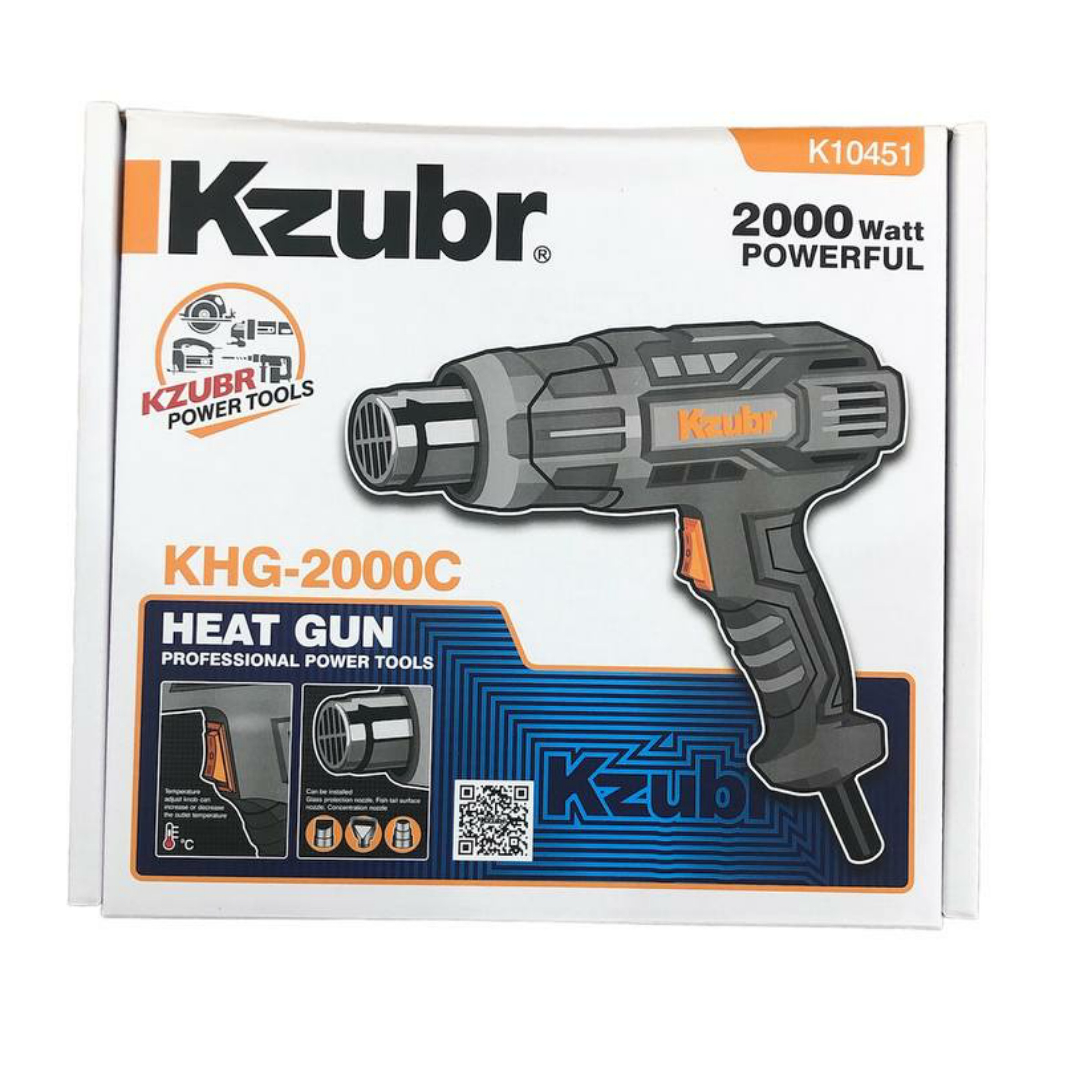 سشوار صنعتی زوبر مدل KHG-2000C K10451