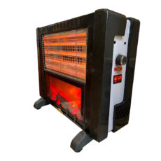بخاری برقی آکماز مدل شومینه ای فن دار