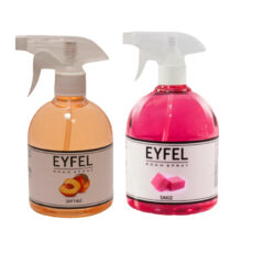 اسپری خوشبو کننده و تصفیه کننده هوا ایفل مدل هلو و آدامس حجم 500 میلی لیتر مجموعه 2 عددی