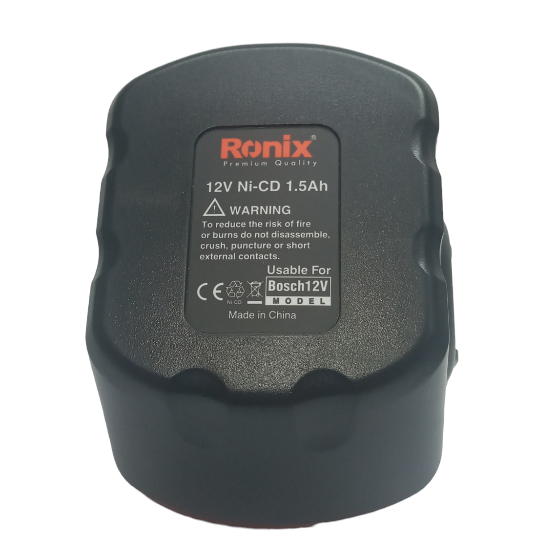 باتری دریل شارژی رونیکس مدل bosch 12v
