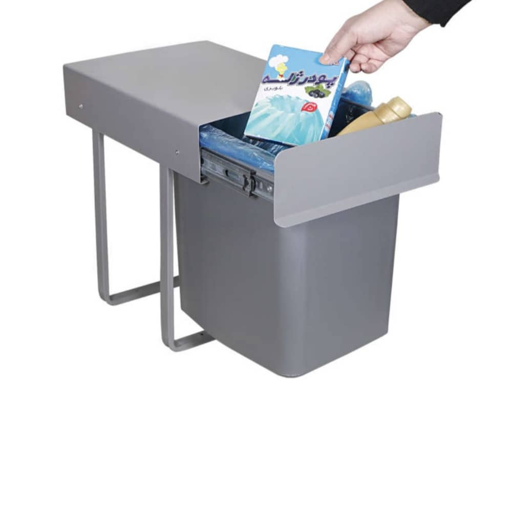 سطل زباله کابینتی مدل  تک قلو 25