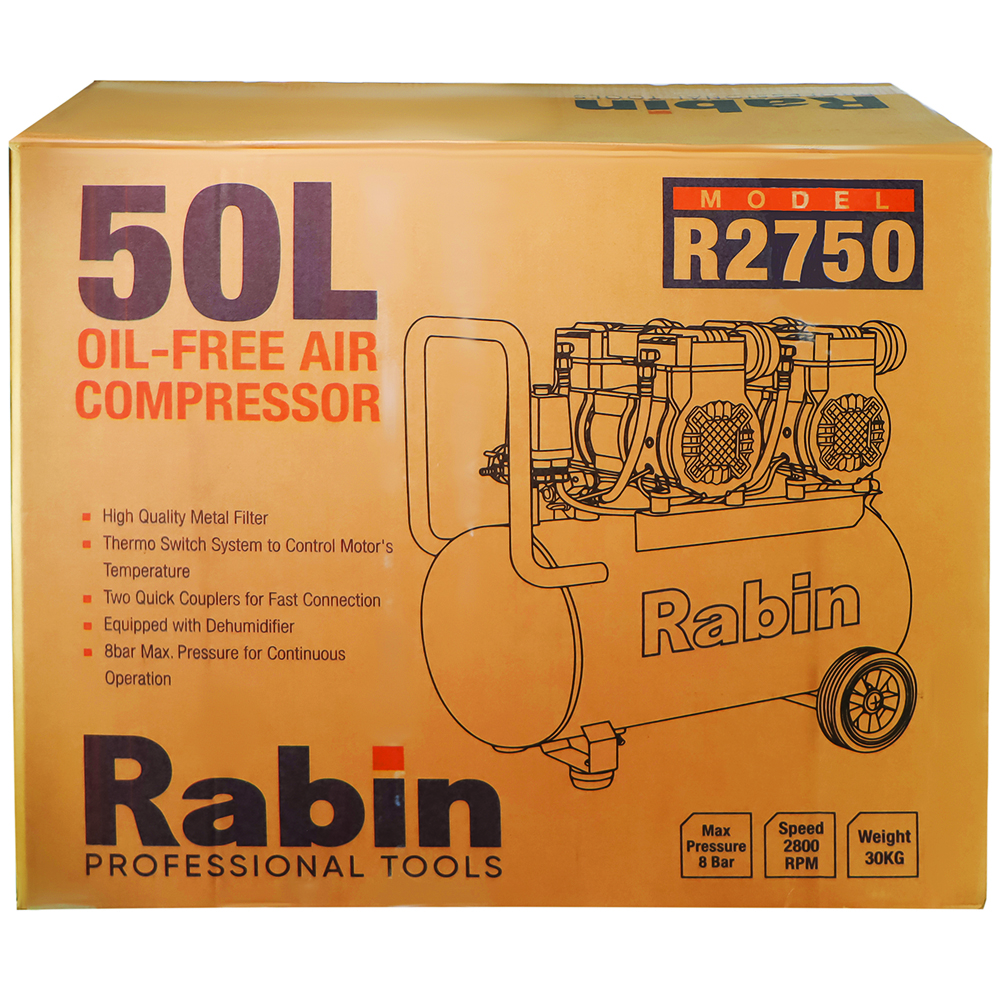 کمپرسور باد رابین مدل R2750 ظرفیت 50 لیتر