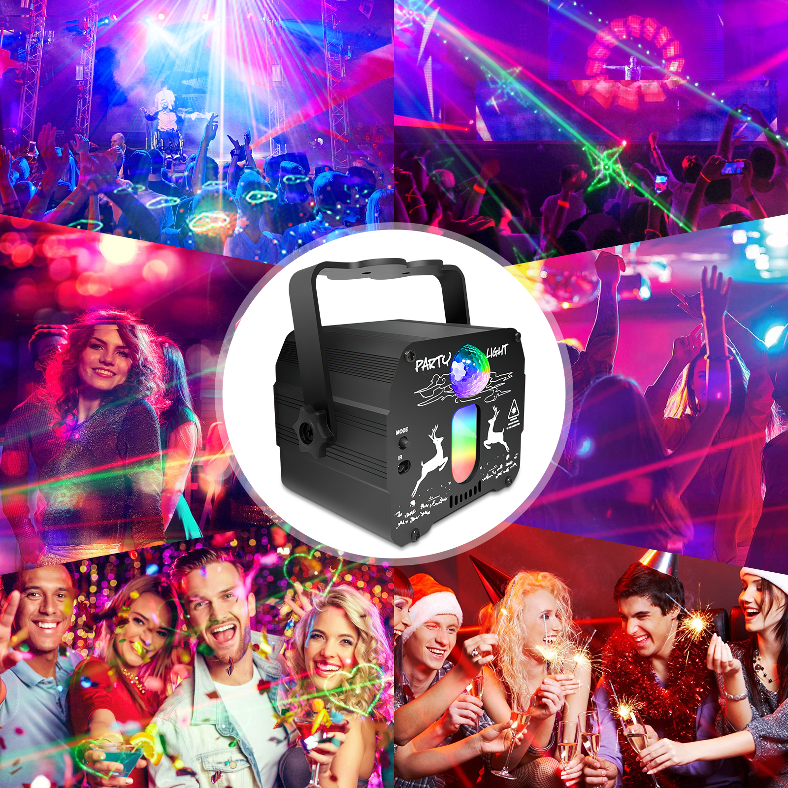 رقص نور پارتی لایت مدل DEER