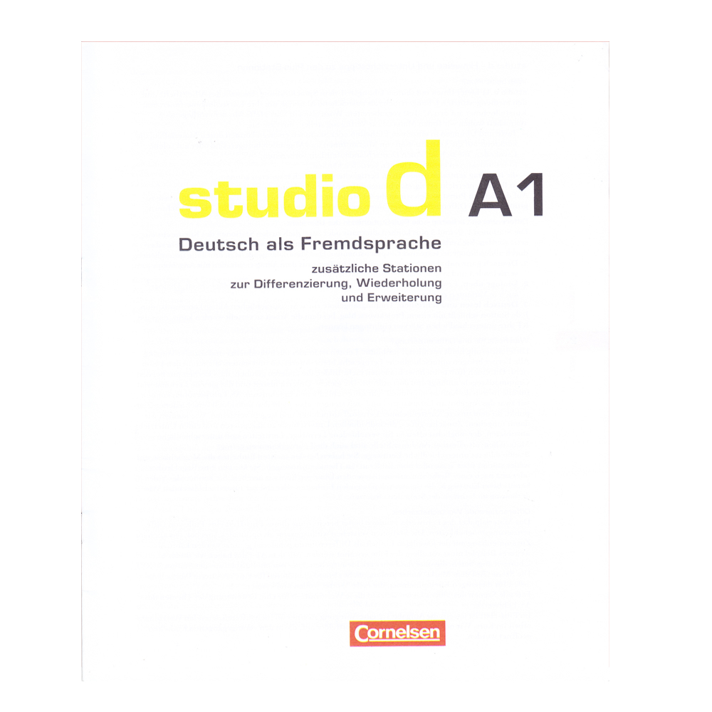 کتاب Studio d A1 اثر جمعی از نویسندگان انتشارات الوندپویان