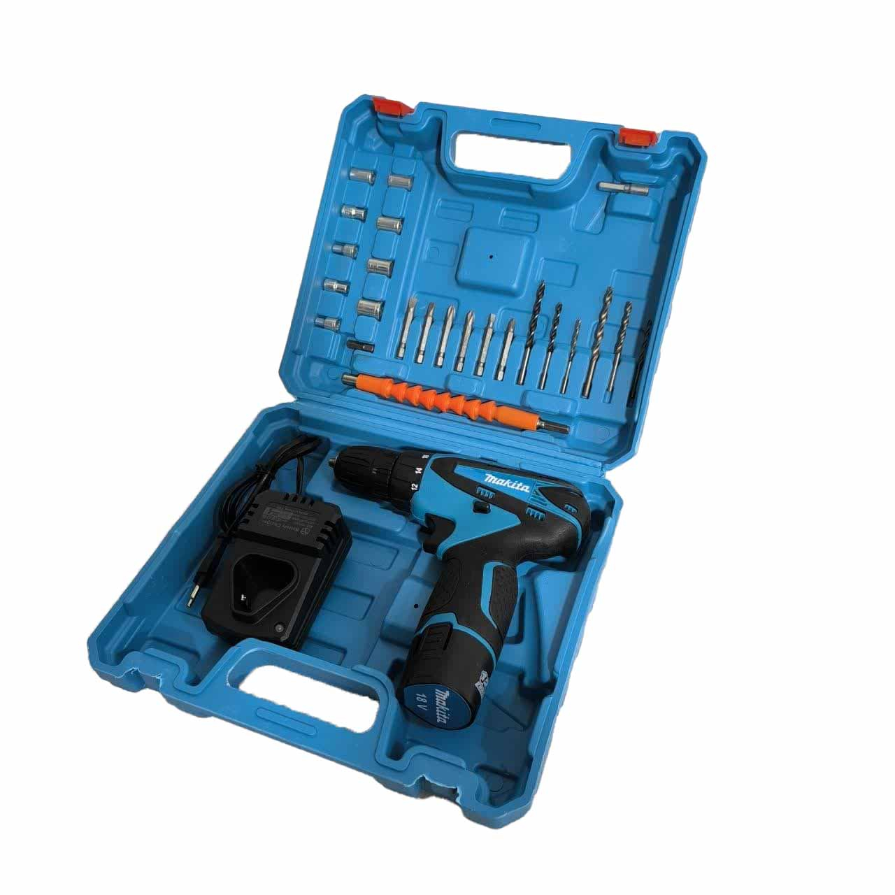 پیچ گوشتی شارژی ماکیتا مدل 18V-single battery مجموعه 28 عددی