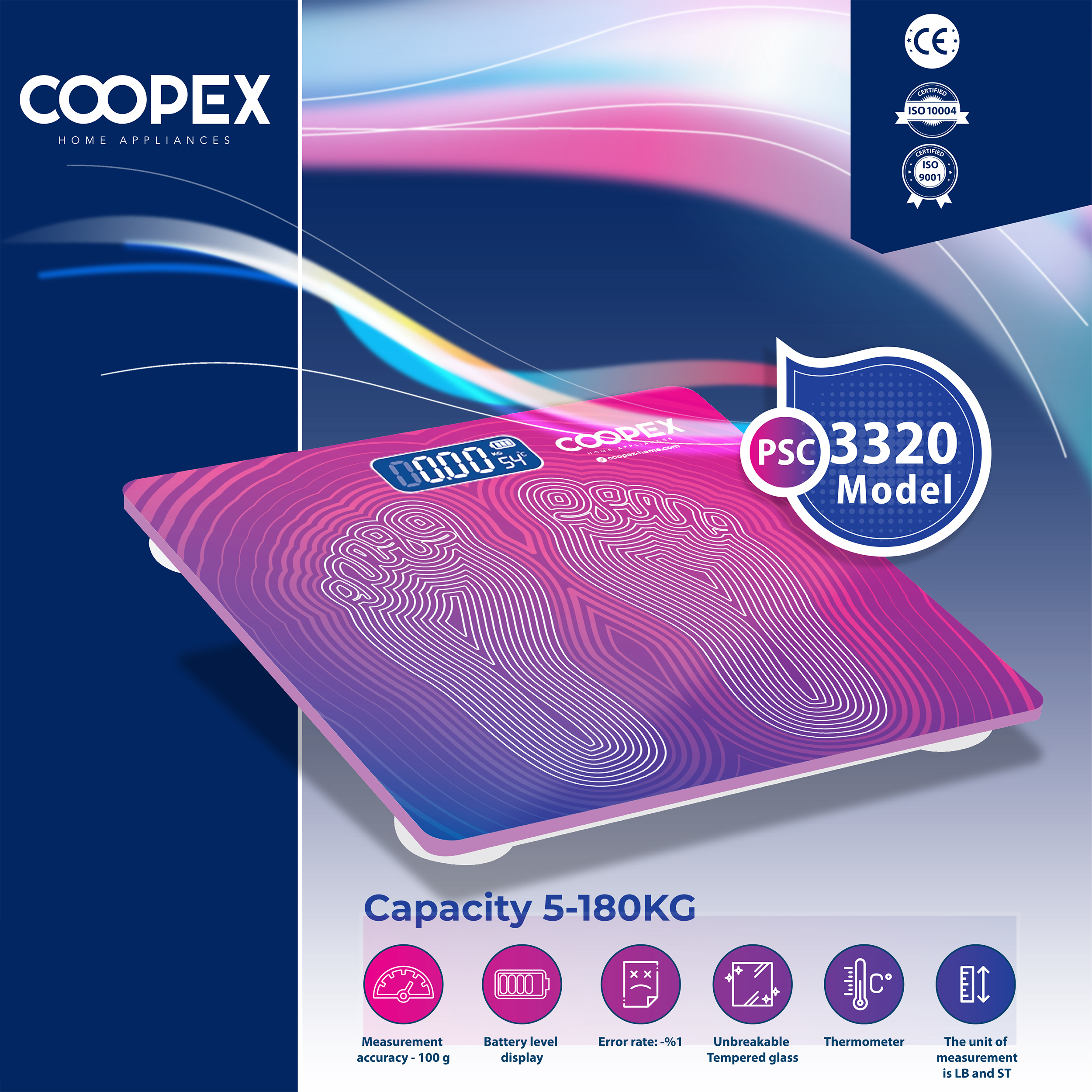 ترازو دیجیتال کوپکس مدل PSC-3320