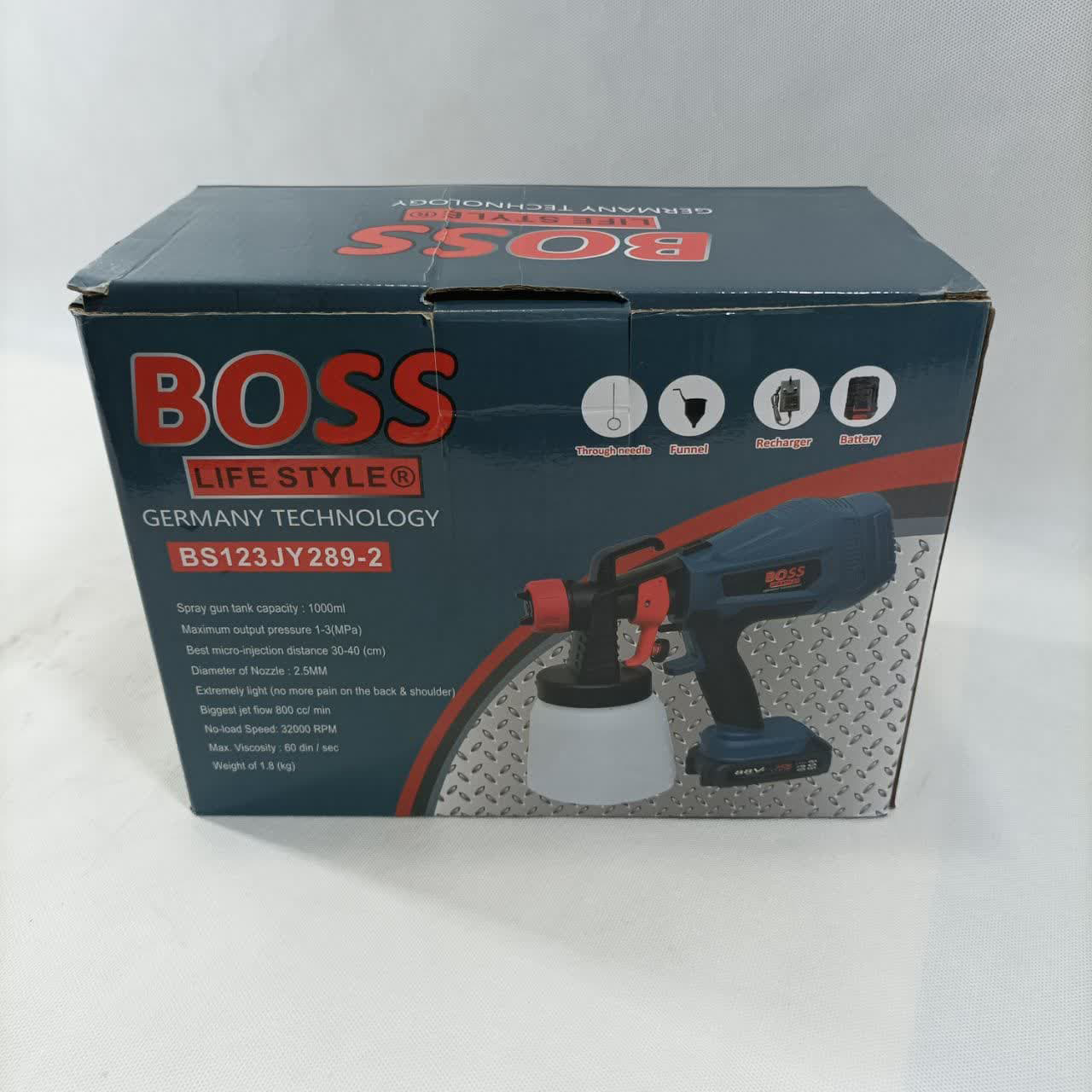 پیستوله شارژی باس مدل BS123JY289-2