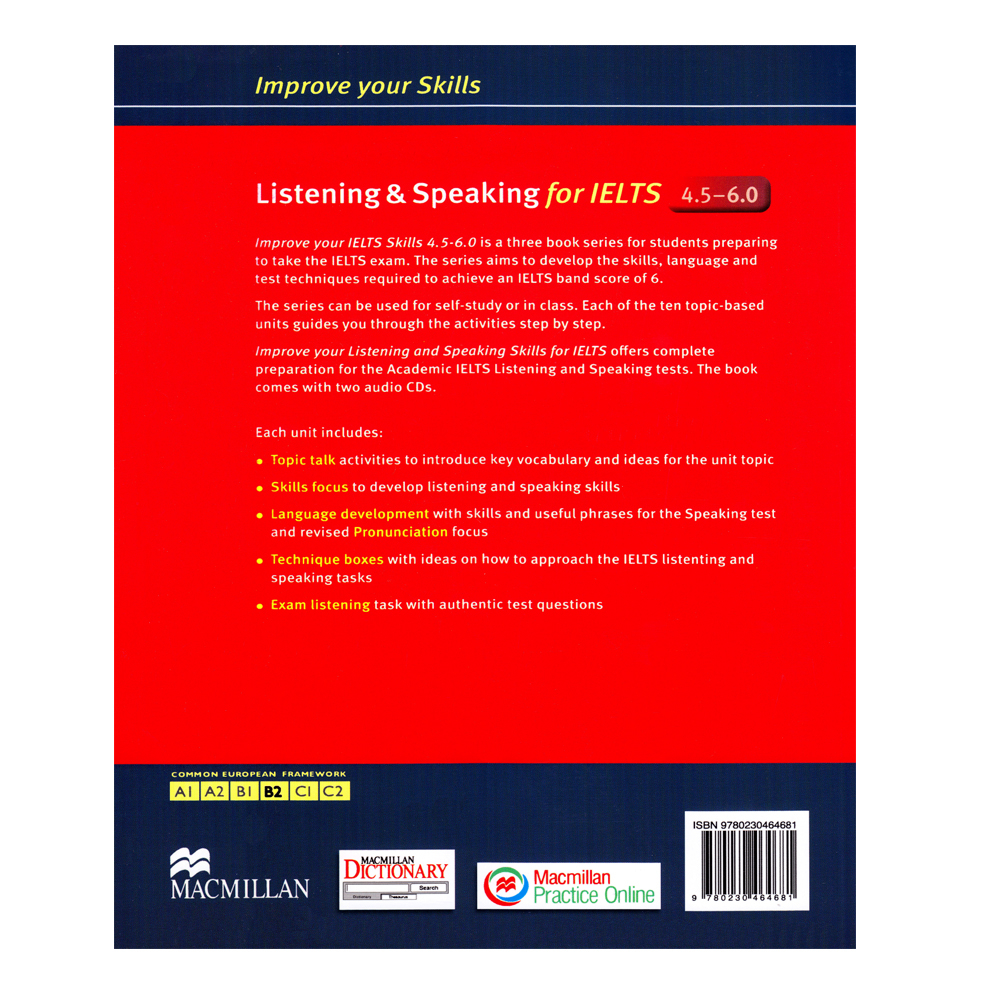 کتاب Improve Your Skills For IELTS اثر جمعی از نویسندگان انتشارات الوندپویان 6 جلدی