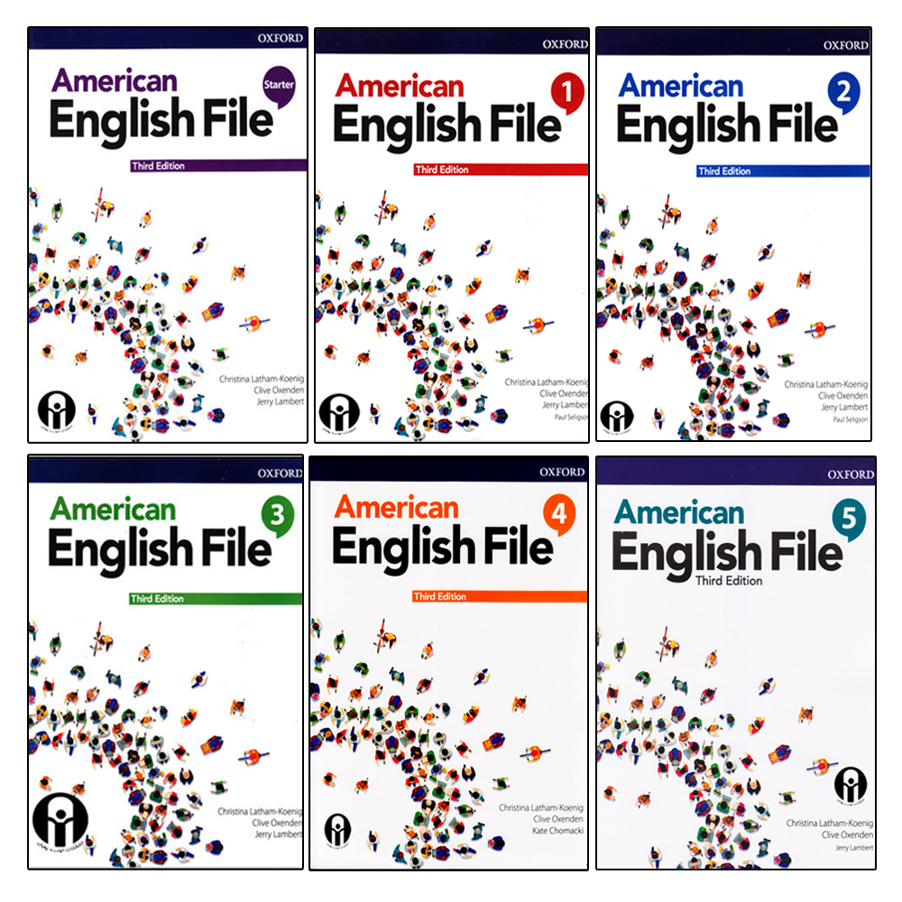 کتاب American English File Third Edition اثر جمعی از نویسندگان انتشارات الوندپویان 6 جلدی
