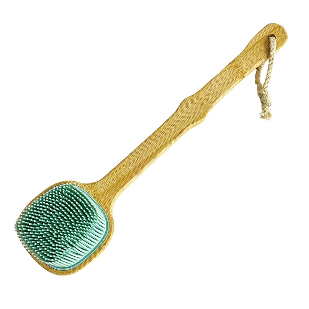 ماساژور سر و بدن مدل سیلیکونی دسته دار کد 13594