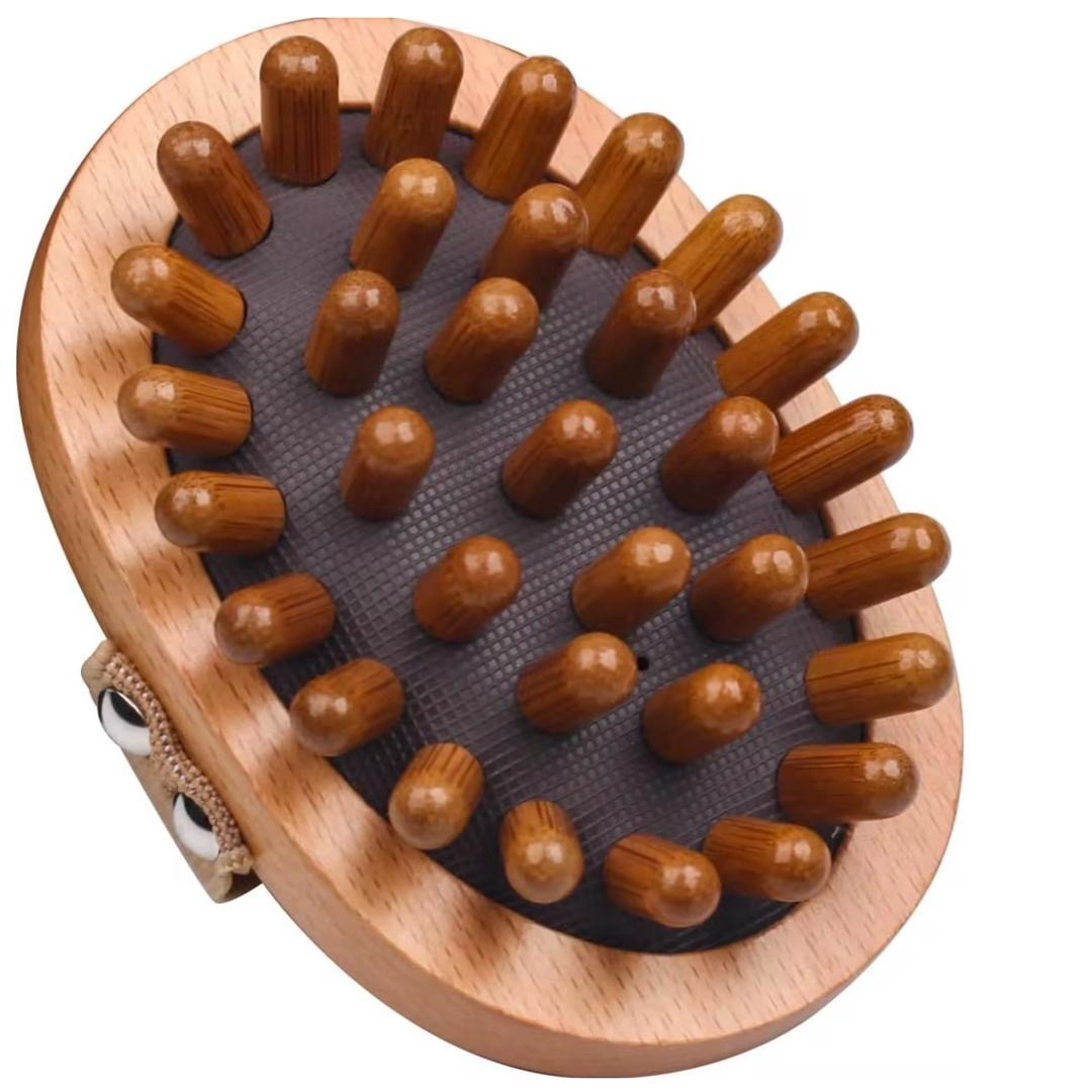 ماساژور دستی بدن مدل بامبو بیضی کد 77168