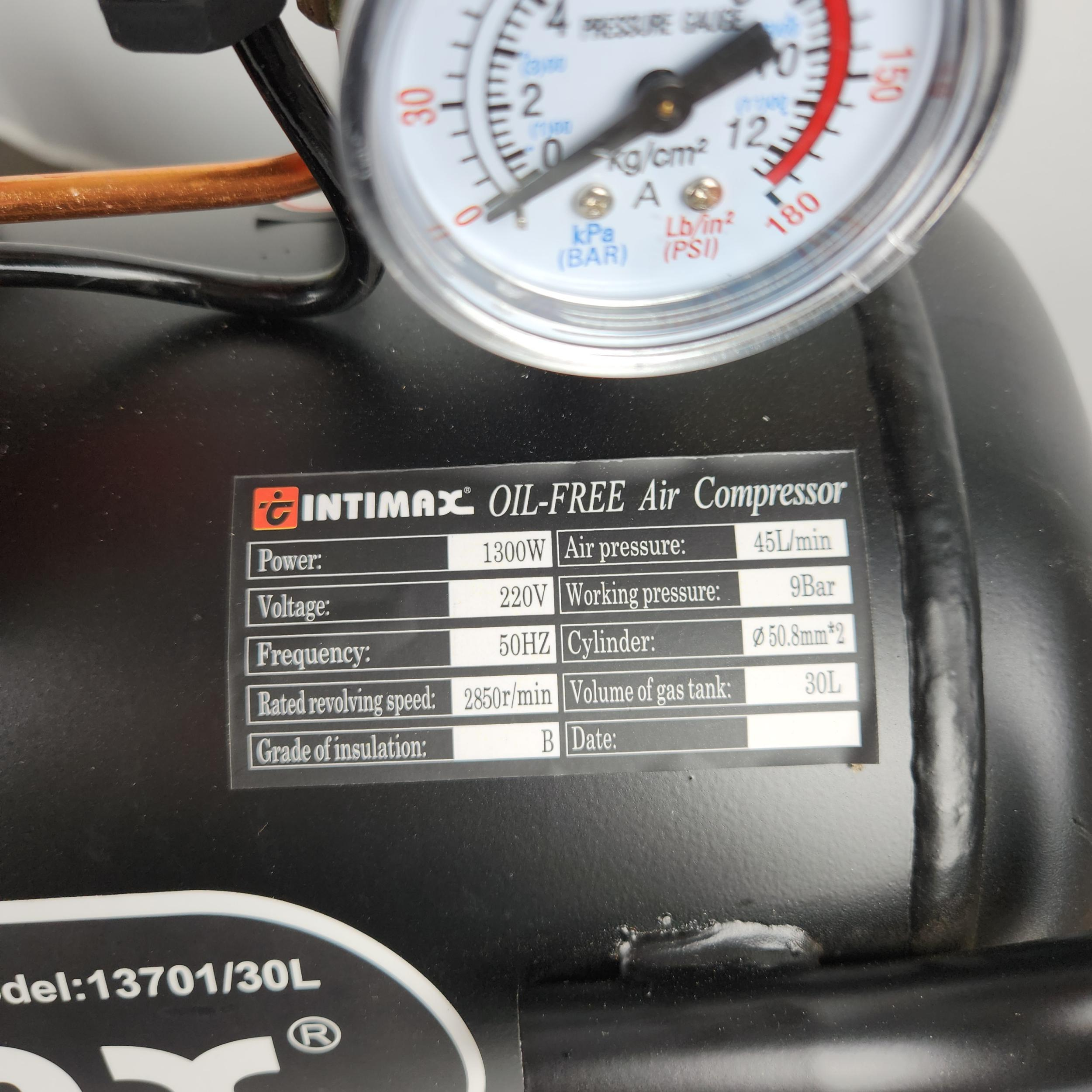 کمپرسور باد صنعتی اینتیمکث کد سایلنت-30L