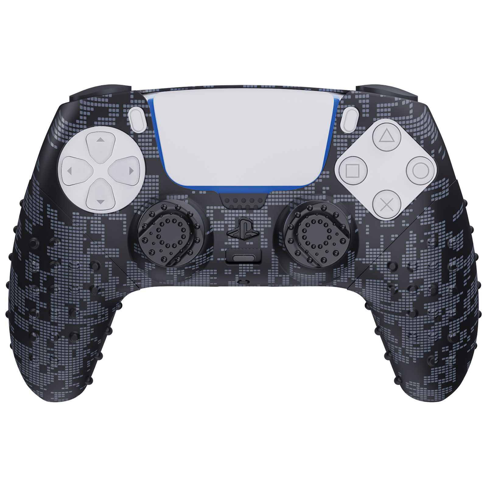 محافظ دسته پلی استیشن 5 اسپارک فاکس مدل Silicone Grip Pack Digital Camo به همراه روکش آنالوگ