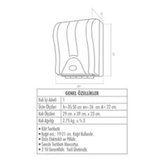 پایه رول دستمال کاغذی کد 9700