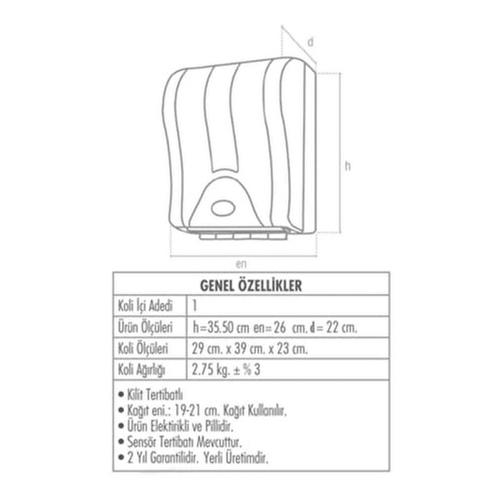 پایه رول دستمال کاغذی کد 9700
