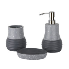 ست سرویس بهداشتی 3 پارچه دلفین مدل 011-Gr