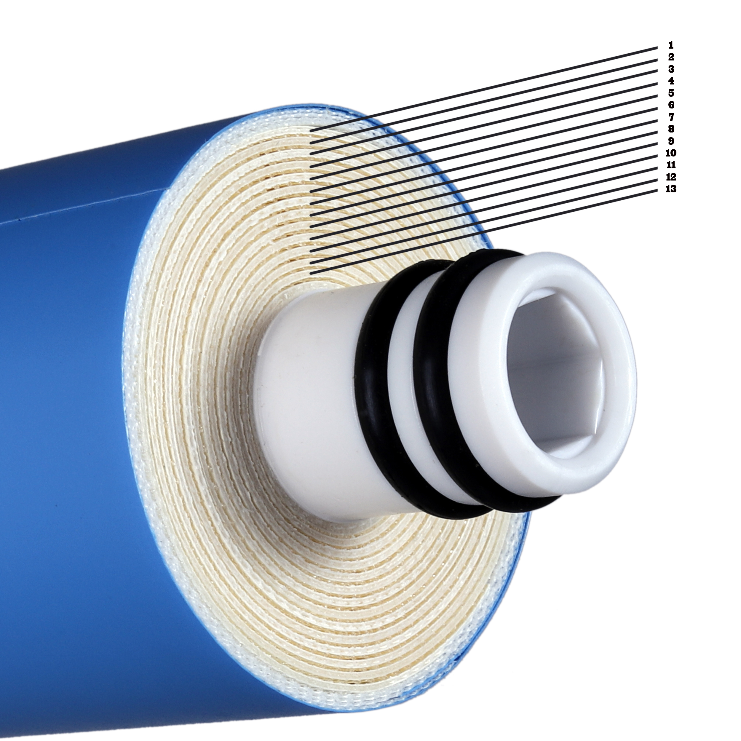 فیلتر دستگاه تصفیه کننده آب لابستر مدل L5F1 مجموعه 5 عددی به همراه فیلتر فیلمتک مدل ممبران