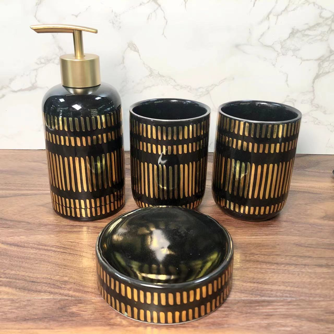 ست سرویس بهداشتی 4 پارچه مدل پارادایس 1