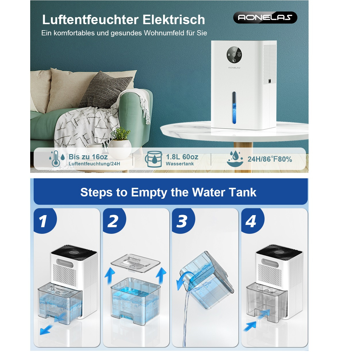 دستگاه رطوبت گیر انیلس مدل DS01