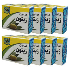 صابون شستشو گیاهستان حکیم مدل زیتون وزن 70 گرم بسته 8 عددی