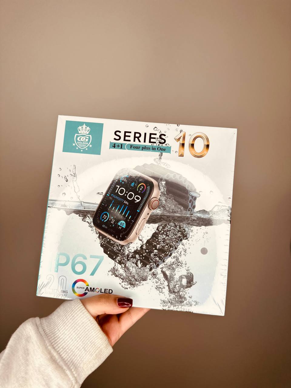 ساعت هوشمند ip67 مدل super amoled