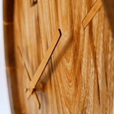 ساعت دیواری چوبی مدل گردو و اوجا کد Mc40-1