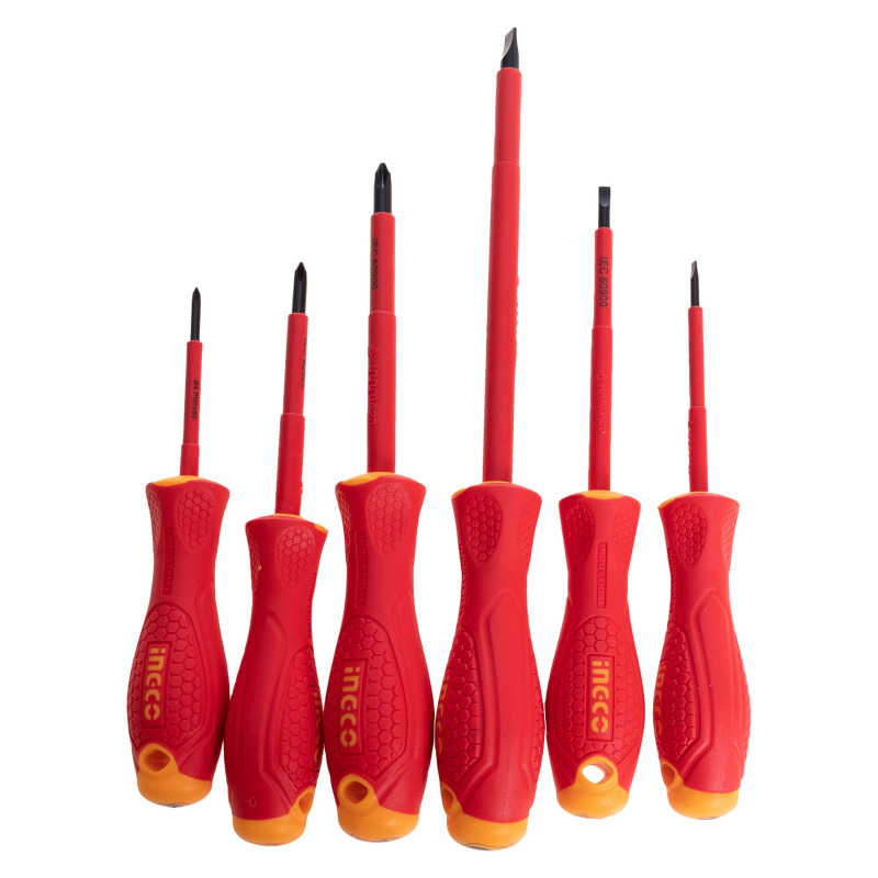 پیچ گوشتی اینکو مدل HKISD-0608 مجموعه 6 عددی