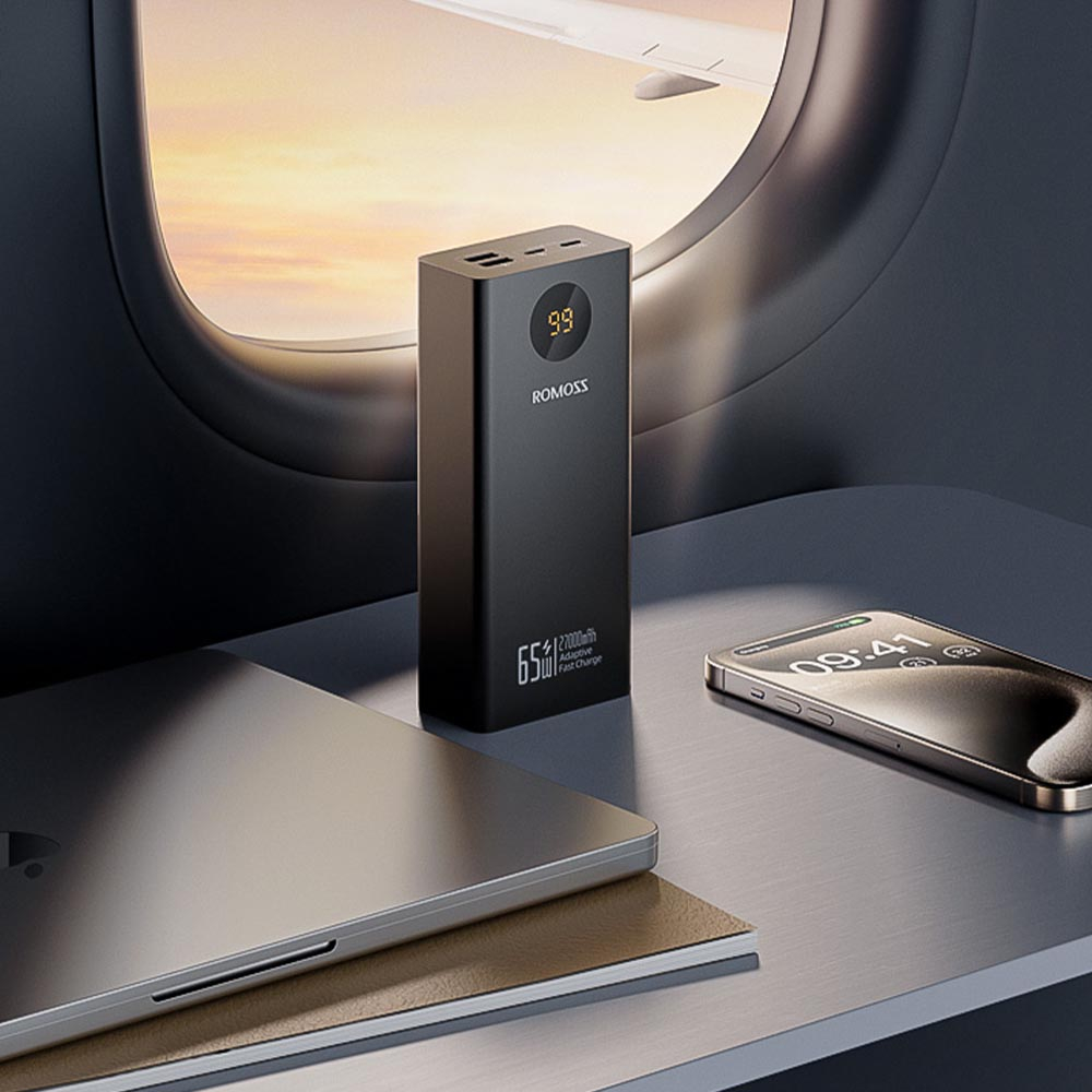 پاوربانک روموس مدل PEA27-282 ظرفیت 27000 میلی آمپر ساعت