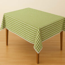 رومیزی پانیذ پود مدل چهارخانه مستطیل سایز 180x140 سانتیمتر