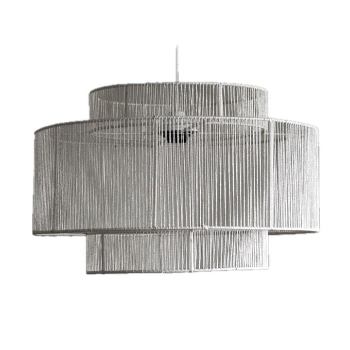 چراغ آویز تزئینی مدل دست بافت 3 طبقه کد 22