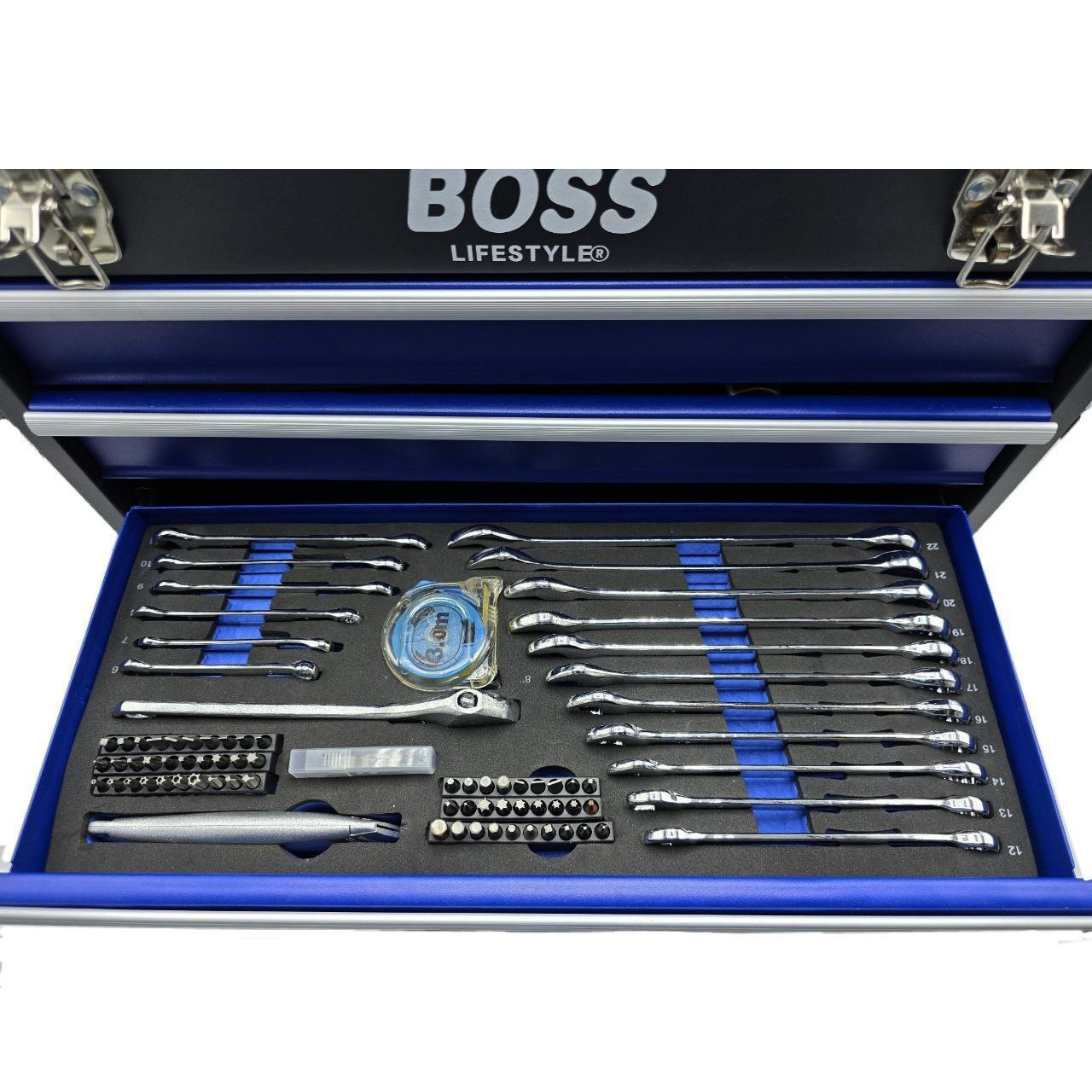 مجموعه 400 عددی ابزار و بکس صنعتی باس مدل BS-BOX-408