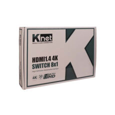 سوئیچ 8 پورت HDMI کی نت مدل K-SWHD2008 بسته دو عددی