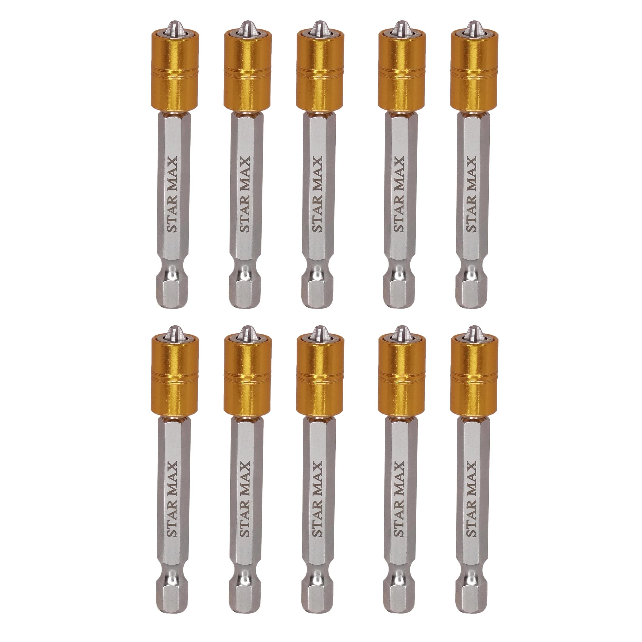 نوک پیچ گوشتی مگنتی استارمکس مدل MMA-SM-20B مجموعه 10 عددی