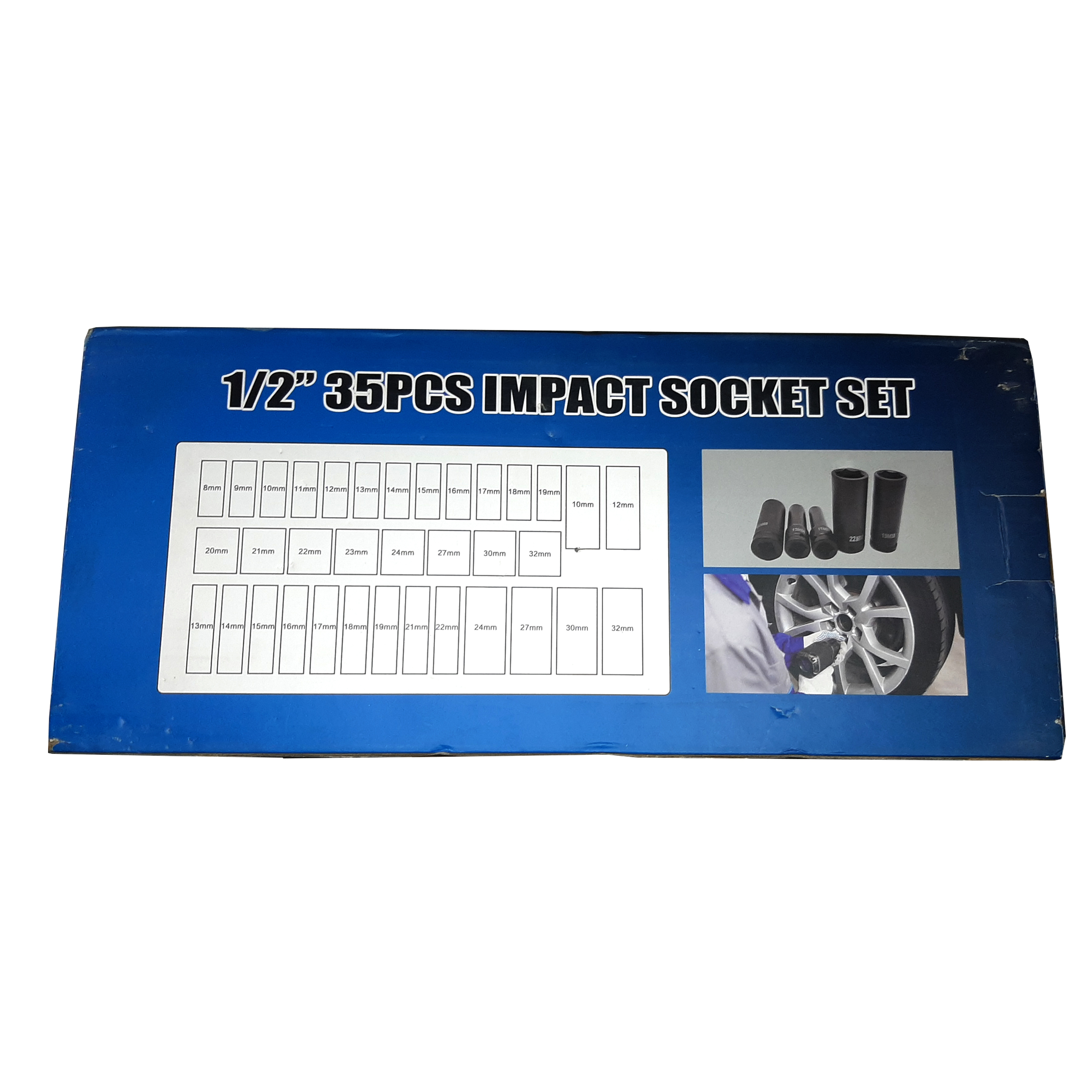 آچار و سری بکس مدل GW-LS0035 سایز 1/2 اینچ مجموعه 35 عددی