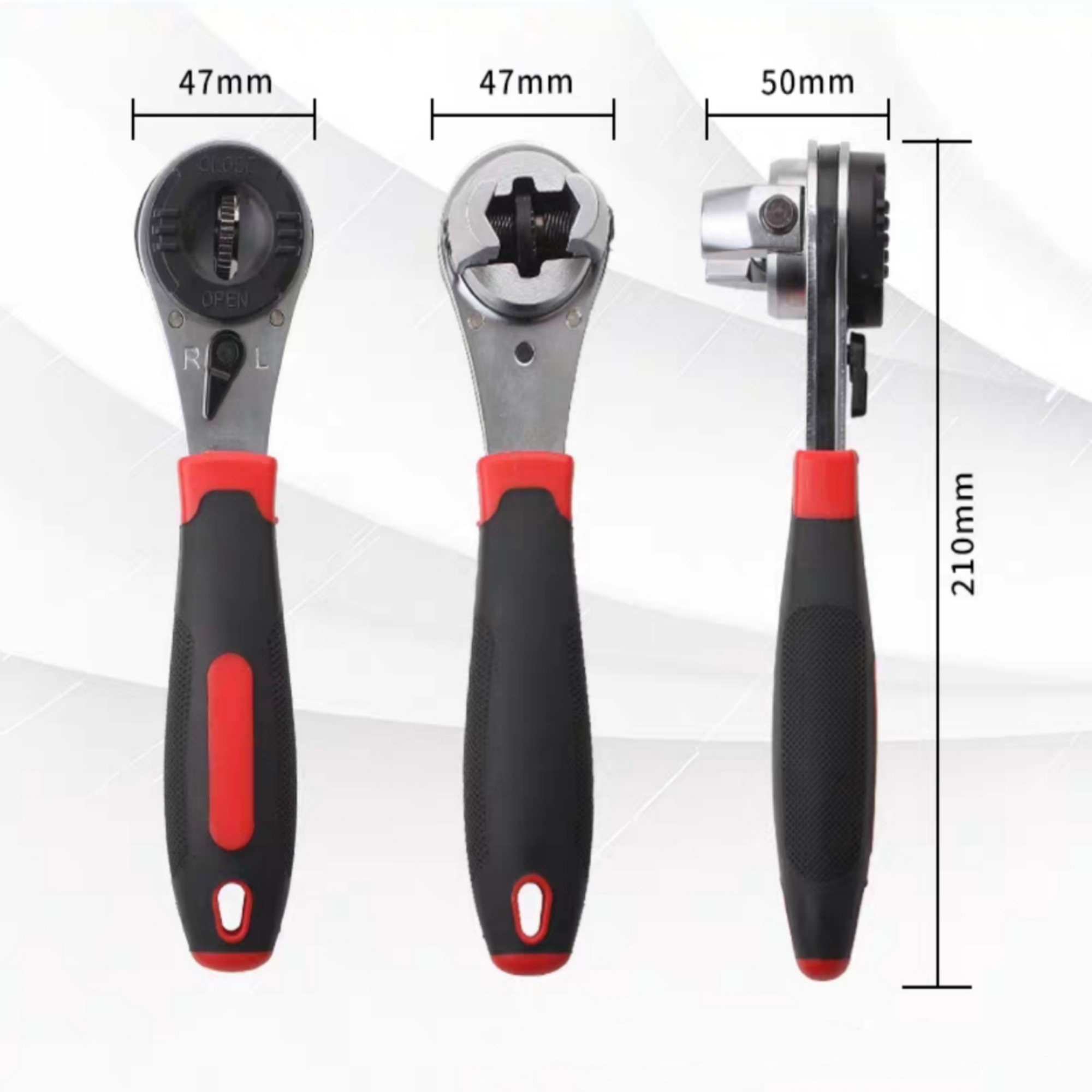 آچار جغجغه ای مدل G022 سایز 6-22 میلیمتر