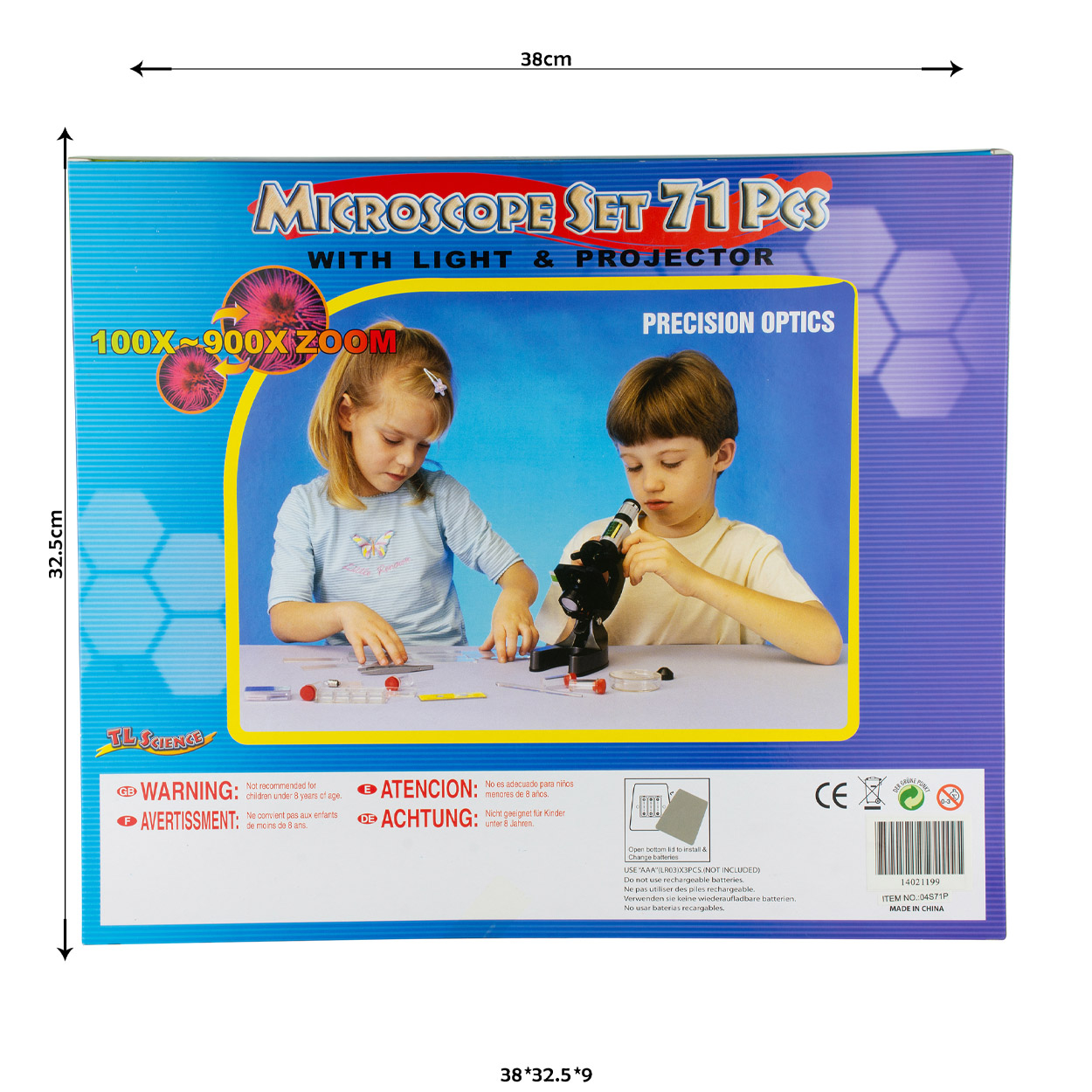 میکروسکوپ کامار مدل دانش آموزی 900X P71 SET NEW