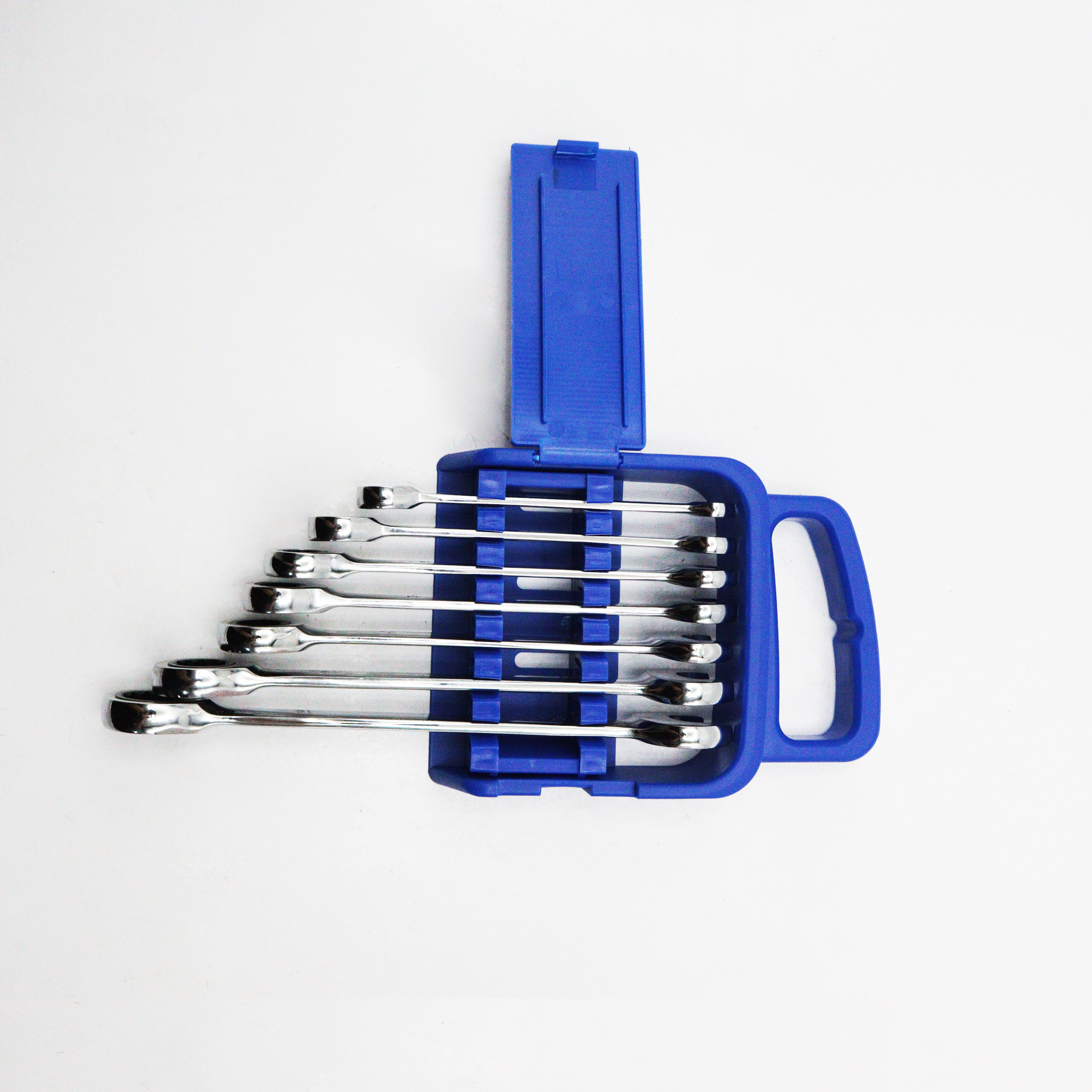 آچار یکسر تخت و یکسر رینگی اس ام تی سی مدل جغجغه ای YP-7PCS  مجموعه 7 عددی