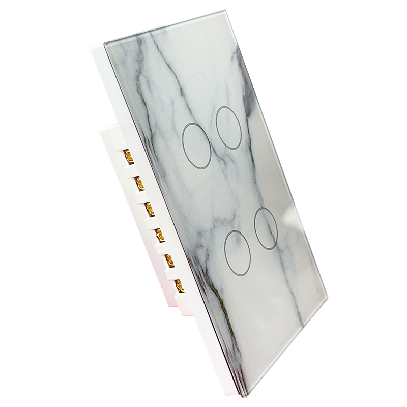 کلید لمسی هوشمند مدل سنگ ماربل US-MB01