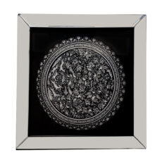 تابلو قلمزنی مدل چکش کاری دور آینه