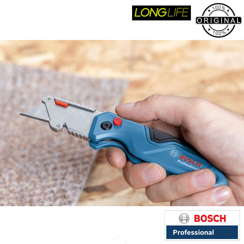 کاتر چاقویی بوش مدل safety Utility Knife کد 1600A016BL