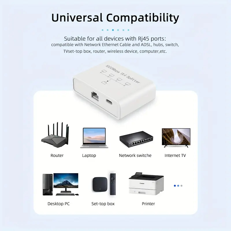 سوییچ شبکه 5 پورت مدل W1005