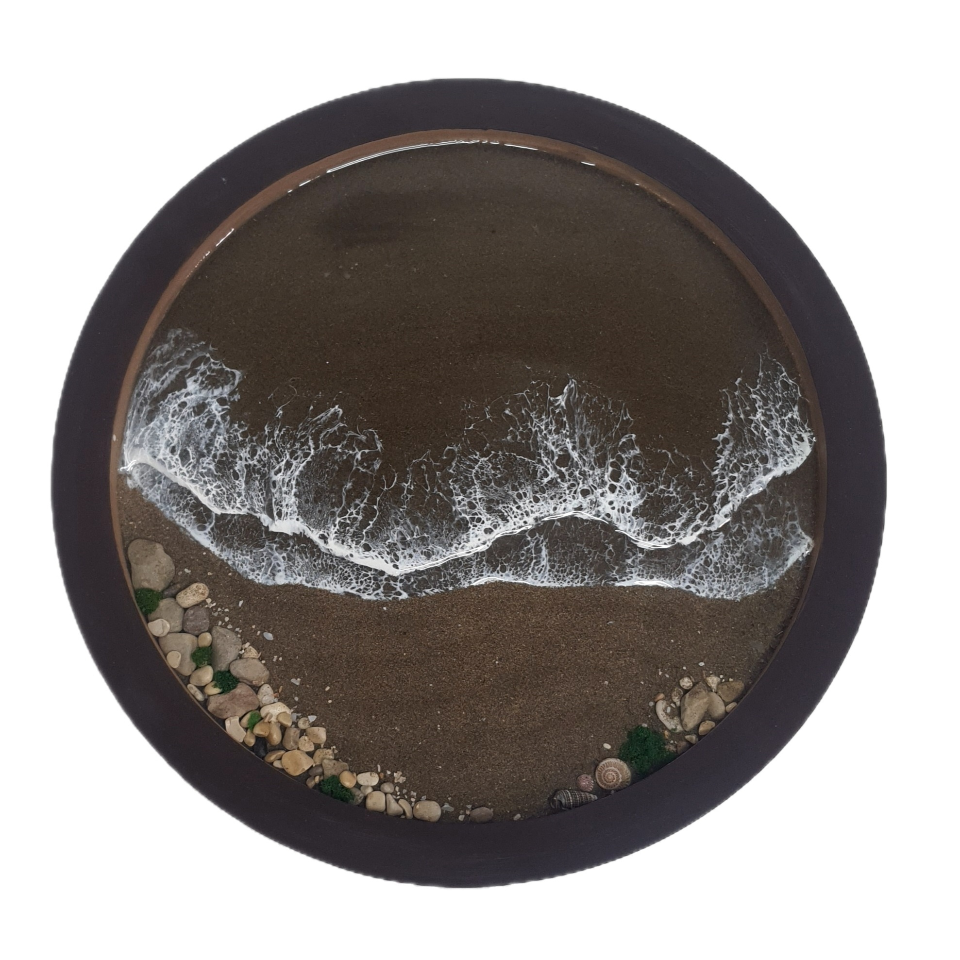 تابلو رزینی مدل ساحل و دریا