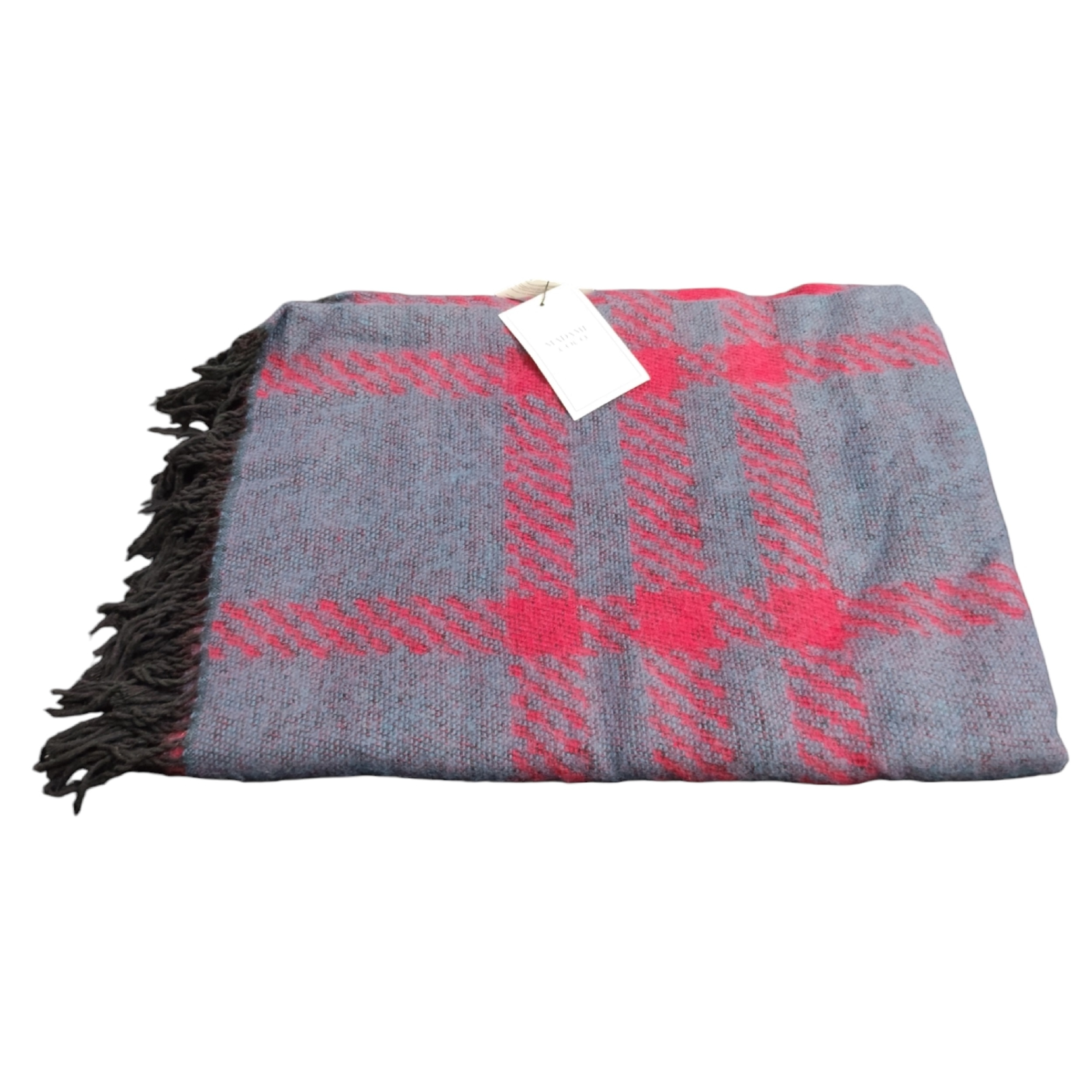 شال مبل و تخت مادام کوکو مدل Katriane Kirmizi سایز 170x130 سانتی متر